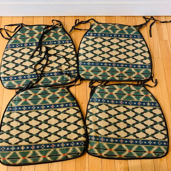 Vintage Mid Century Chair Cushions - Picture 1 of 12